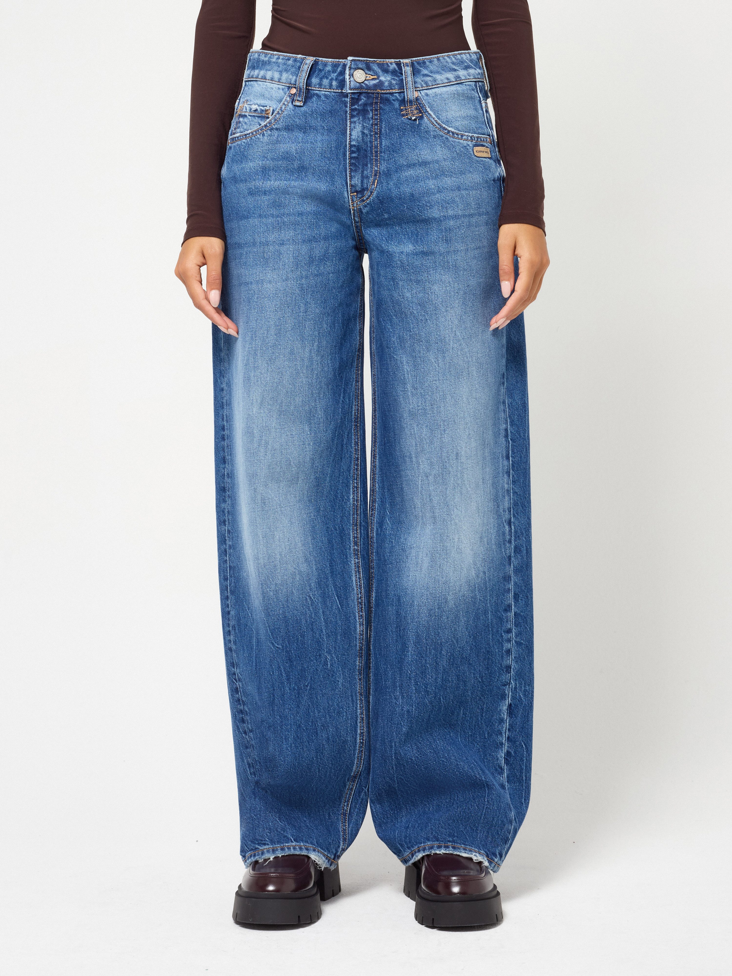 GANG 5-Pocket-Jeans 94CORA im Baggy Fit mit niedriger Leibhöhe
