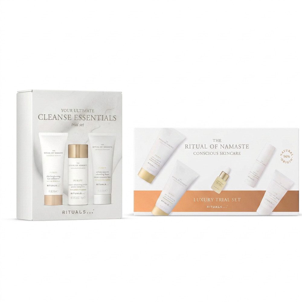 Rituals Pflege-Geschenkset Rituals The Ritual of Namaste Skincare Duo Set, Kombiniertes Gesichtspflege Duo für Reinigung und Pflege