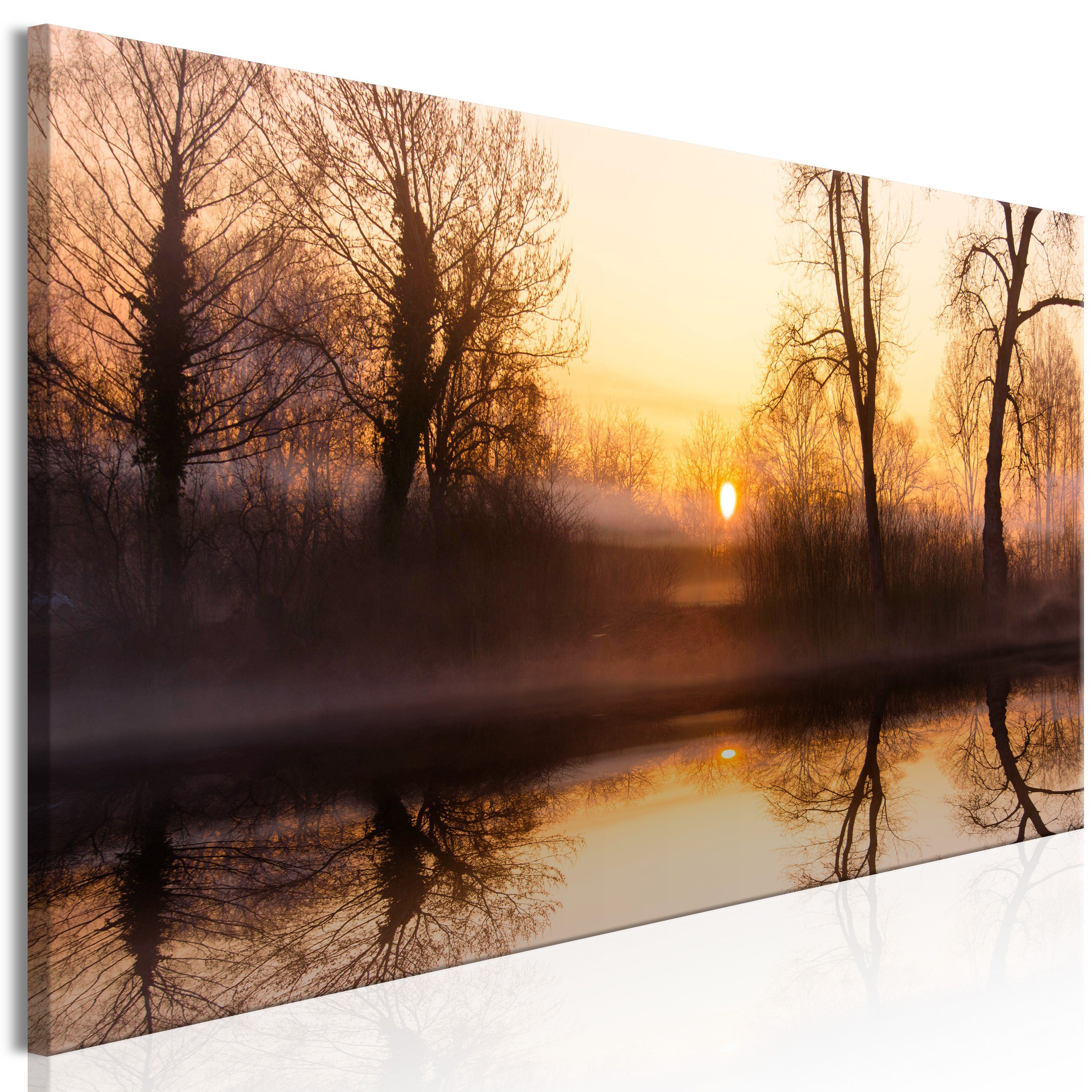 Wandbild Winter Sunset (1 Part) Narrow