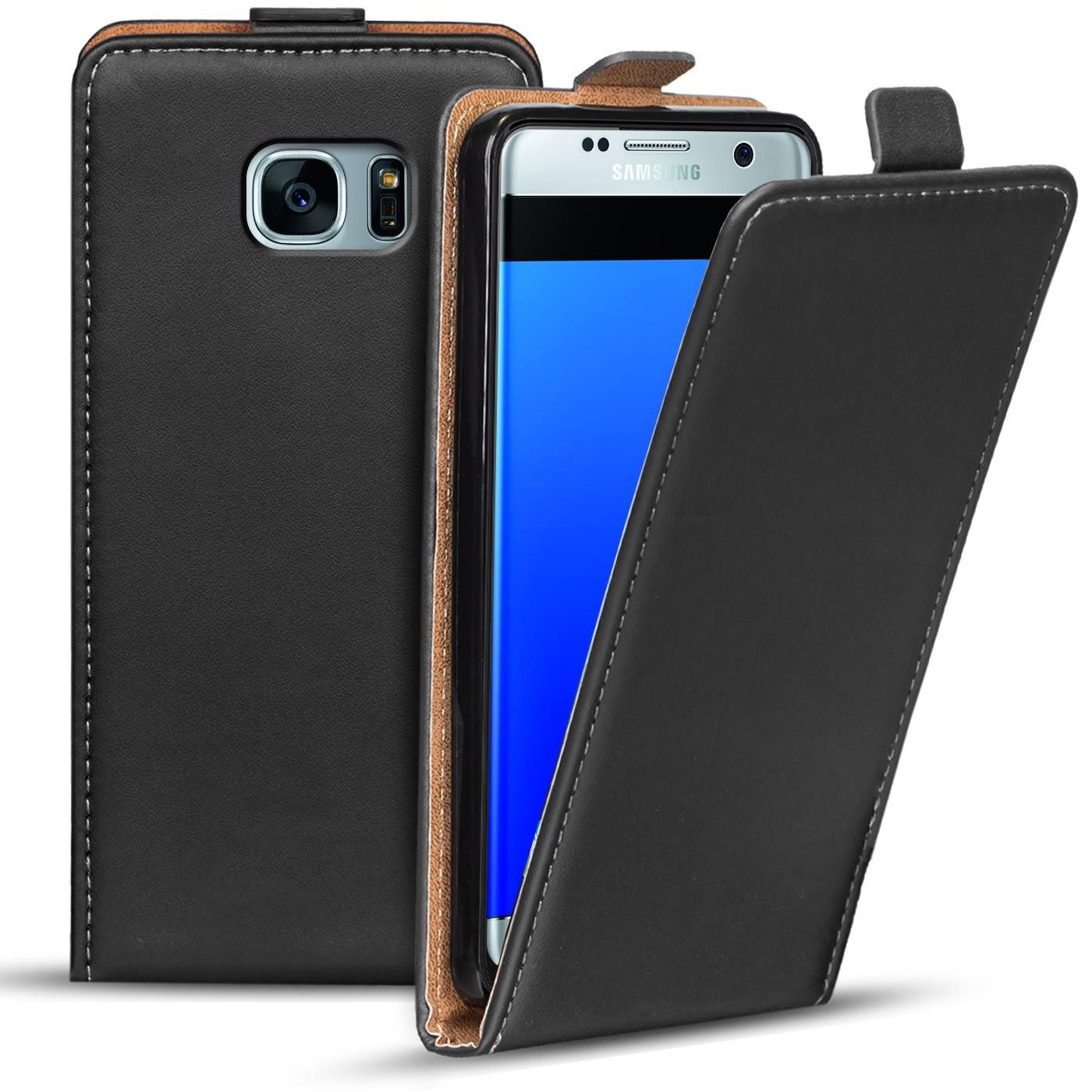 CoolGadget Handyhülle Flip Case Handyhülle für Samsung Galaxy S7 5,1 Zoll, Hülle Klapphülle Schutzhülle Flipstyle Cover Tasche