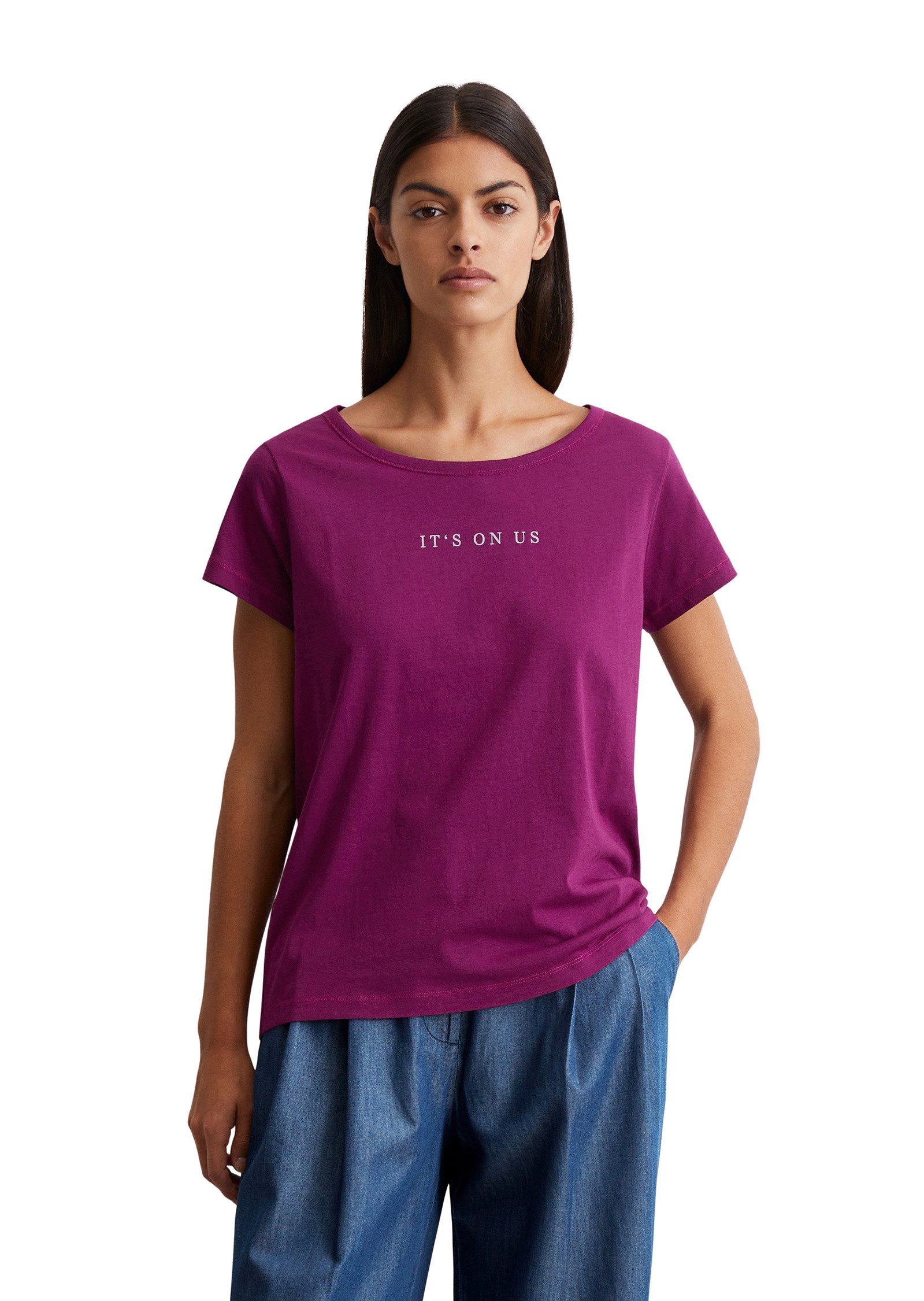 Marc O'Polo T-Shirt aus leichtem Single günstig online kaufen