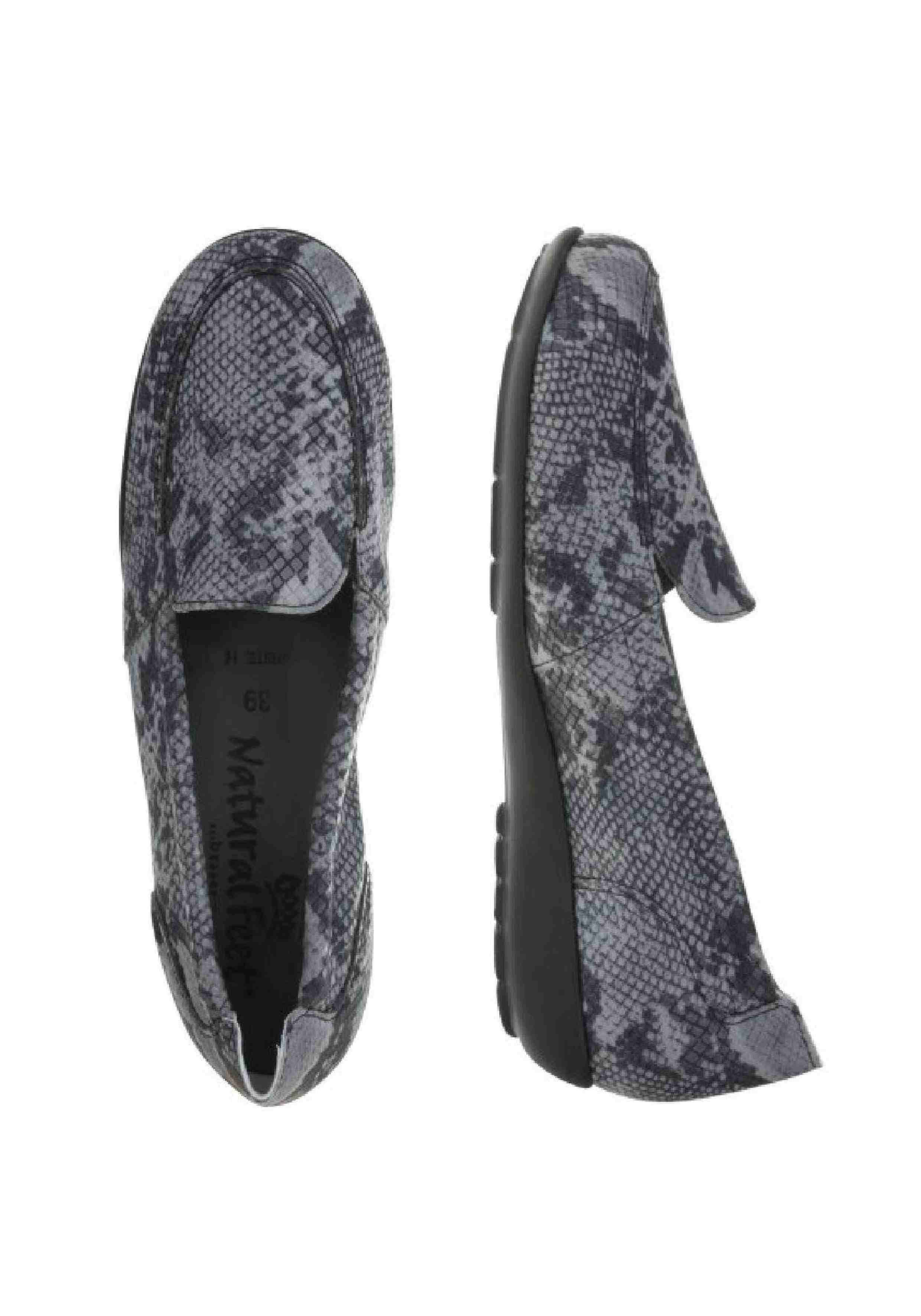 Natural Feet Matilda Slipper Design in schwarz tollem