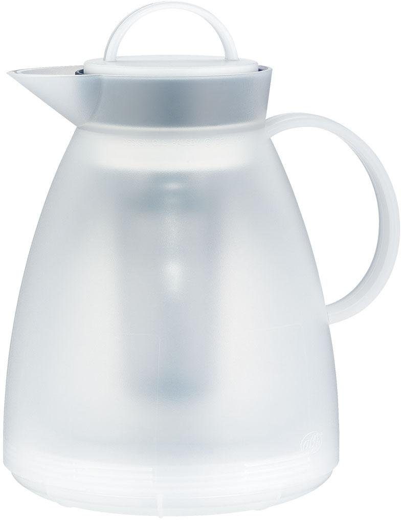 Alfi Isolierkanne DAN TEA, mit Hartglaseinsatz und integriertem Teefilter, 1 l, (1-St), Kunststoff, Drehverschluss, 3h heiß & 6h kalt