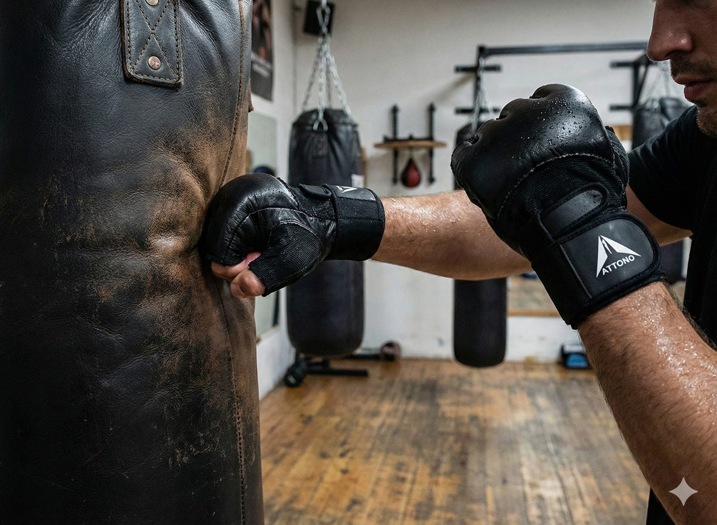 PROANTI Boxhandschuhe 2-in-1 Trainingshandschuhe mit Bandage Fitness Boxsack Handschuhe