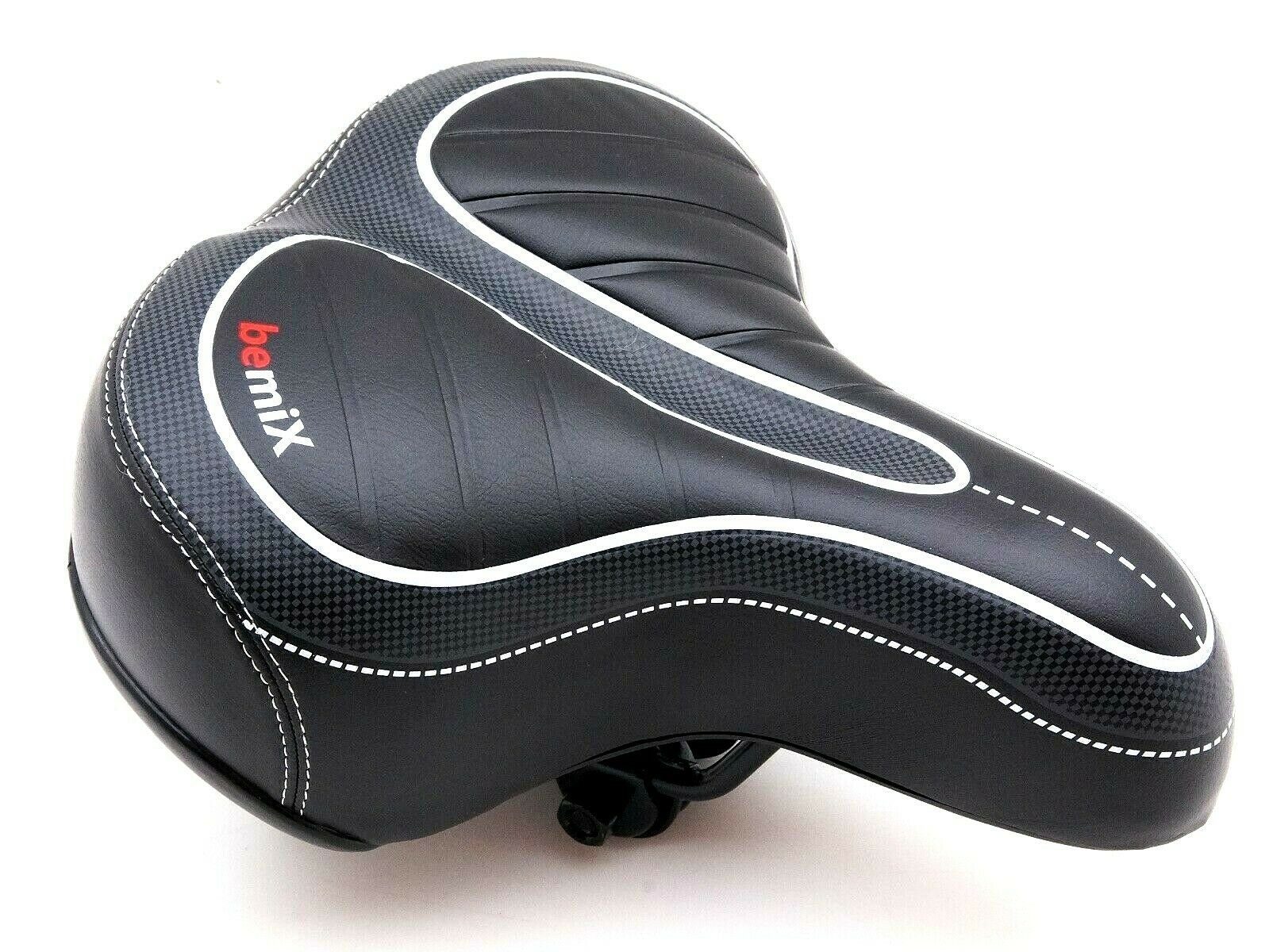 bemiX Fahrradsattel Gefederter Ergonomischer Fahrradsattel - Komfort Fahrradsitz