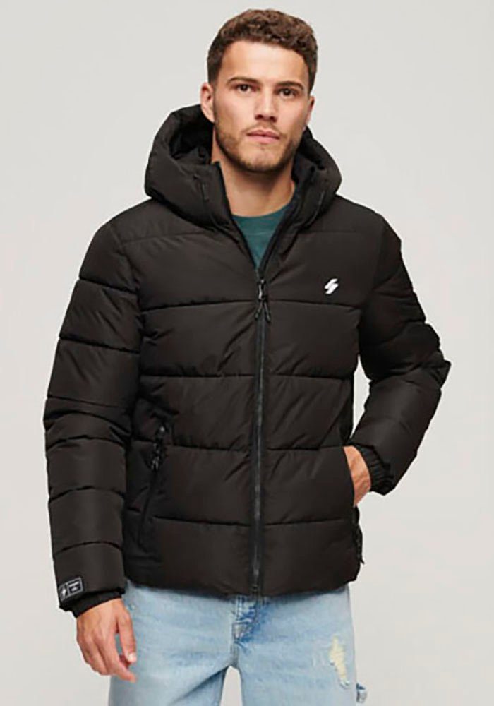 Superdry Steppjacke HOODED SPORTS PUFFR JACKET