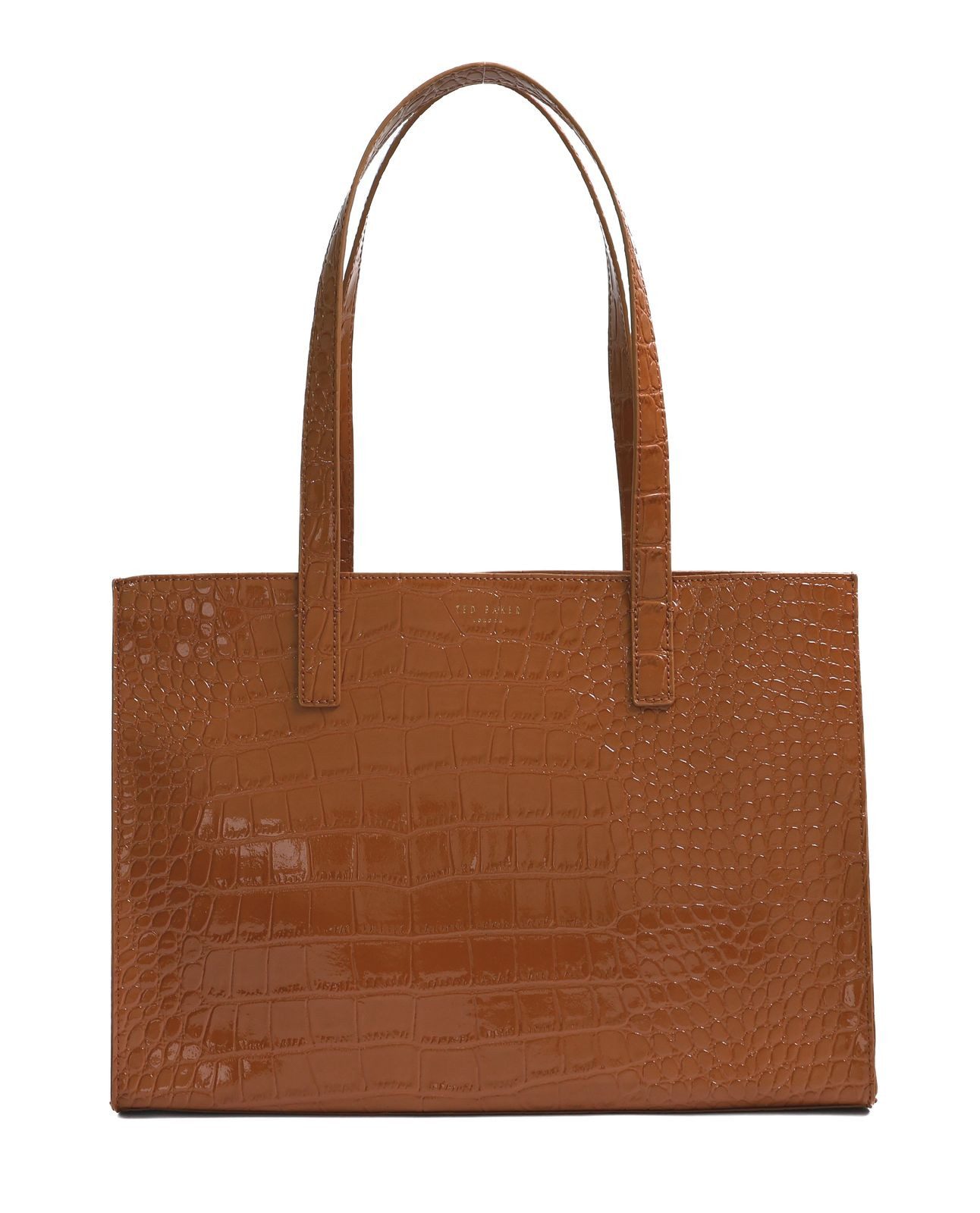 Ted Baker Handtasche Croc Effect Elongated Icon Bag