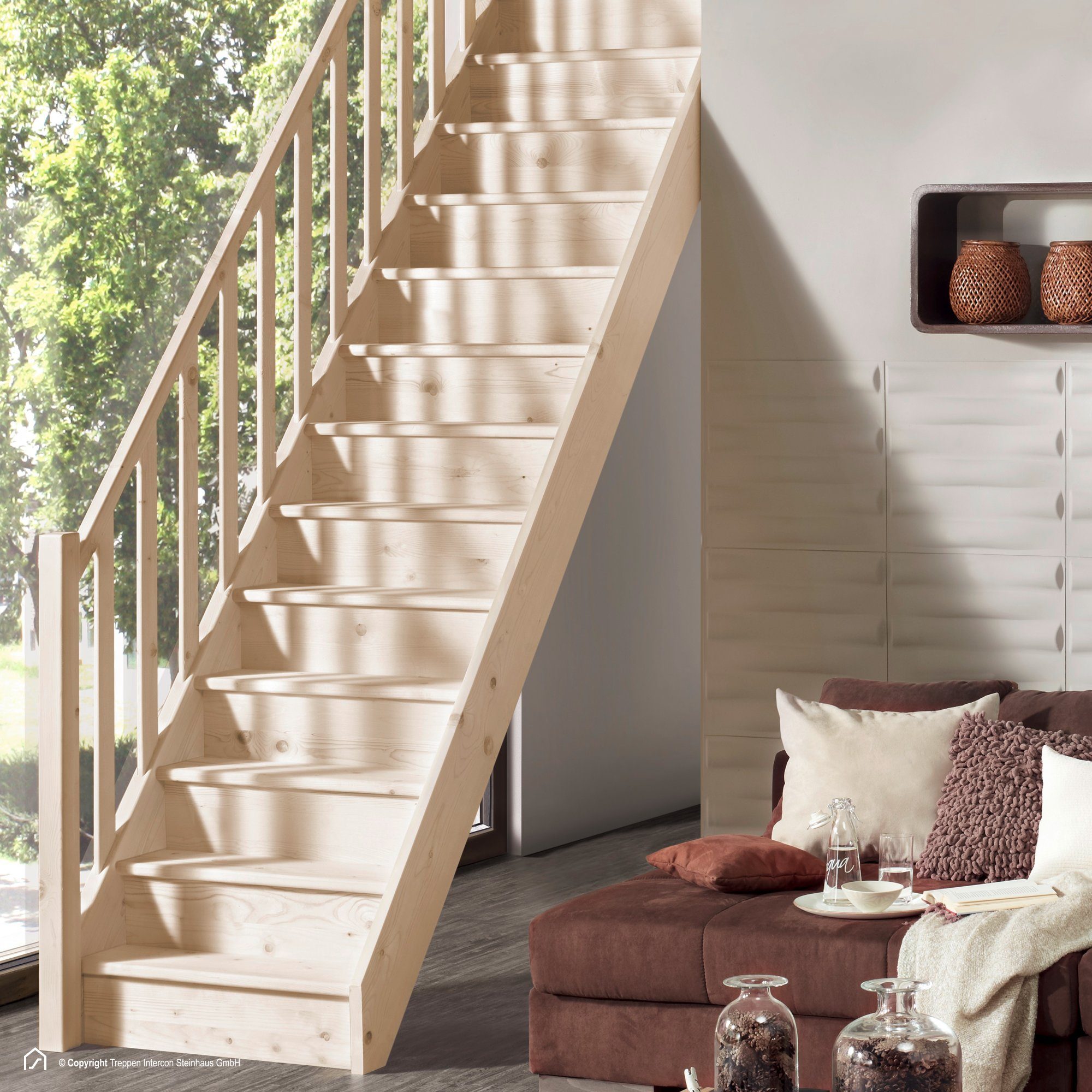Treppen Intercon Raumspartreppe Casablanca gerade, 60 günstig online kaufen
