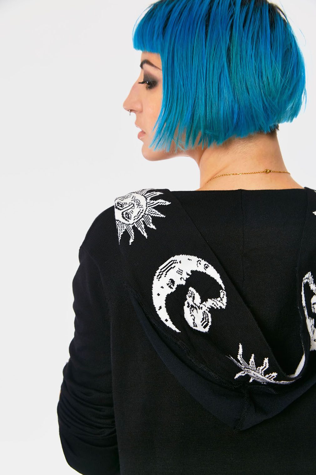 Jawbreaker Strickjacke Moonstone Cardigan Okkult Mystic