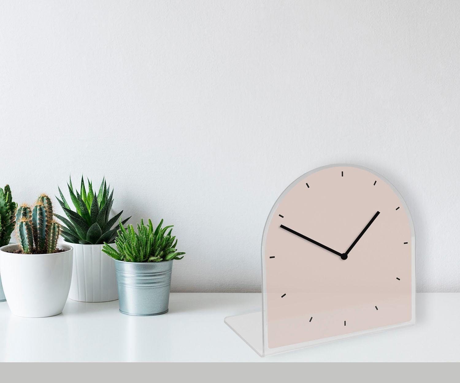 queence Tischuhr Helene Tisch, Uhr, modern, geräuschlos günstig online kaufen