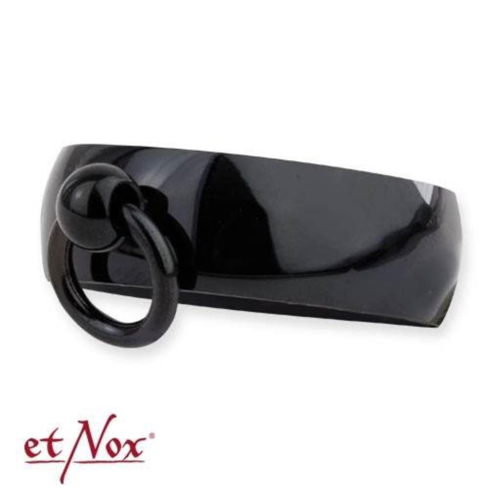 etNox Fingerring Story of O Ring mit Ring: Edelstahl schwarz von etNox günstig online kaufen