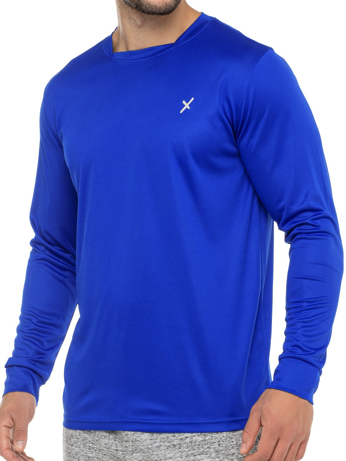 CFLEX Trainingsshirt Sport Herren Fitness Shirt Langarm, Quickdry Longsleeve
