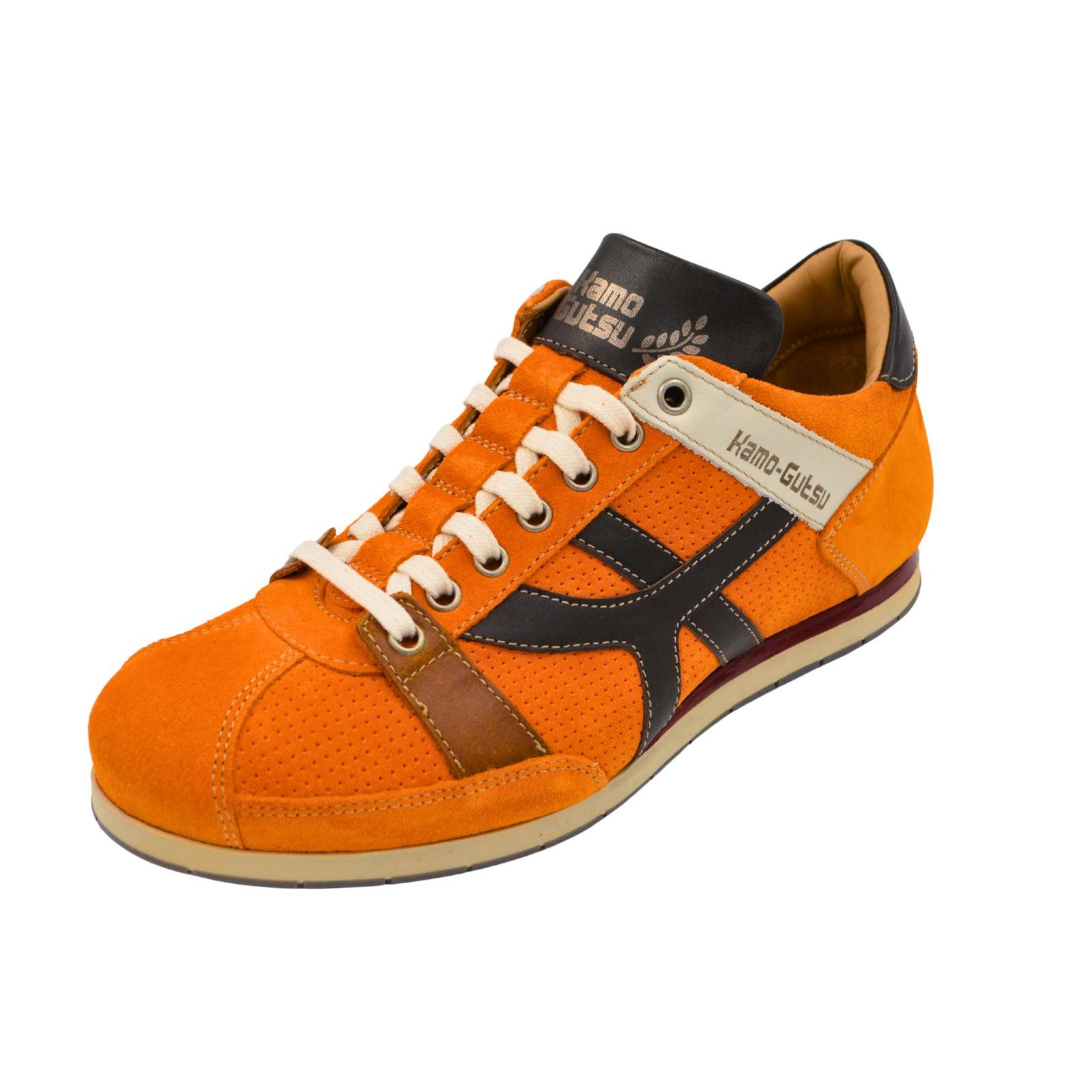 Kamo-Gutsu Kamo-Gutsu Cam. Arancio + Brown Herren Sneaker Sneaker Wechselfussbett