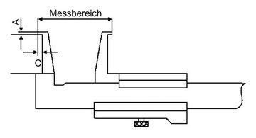 HELIOS PREISSER Messschieber, Nutenmessschieber 10 - 160 mm