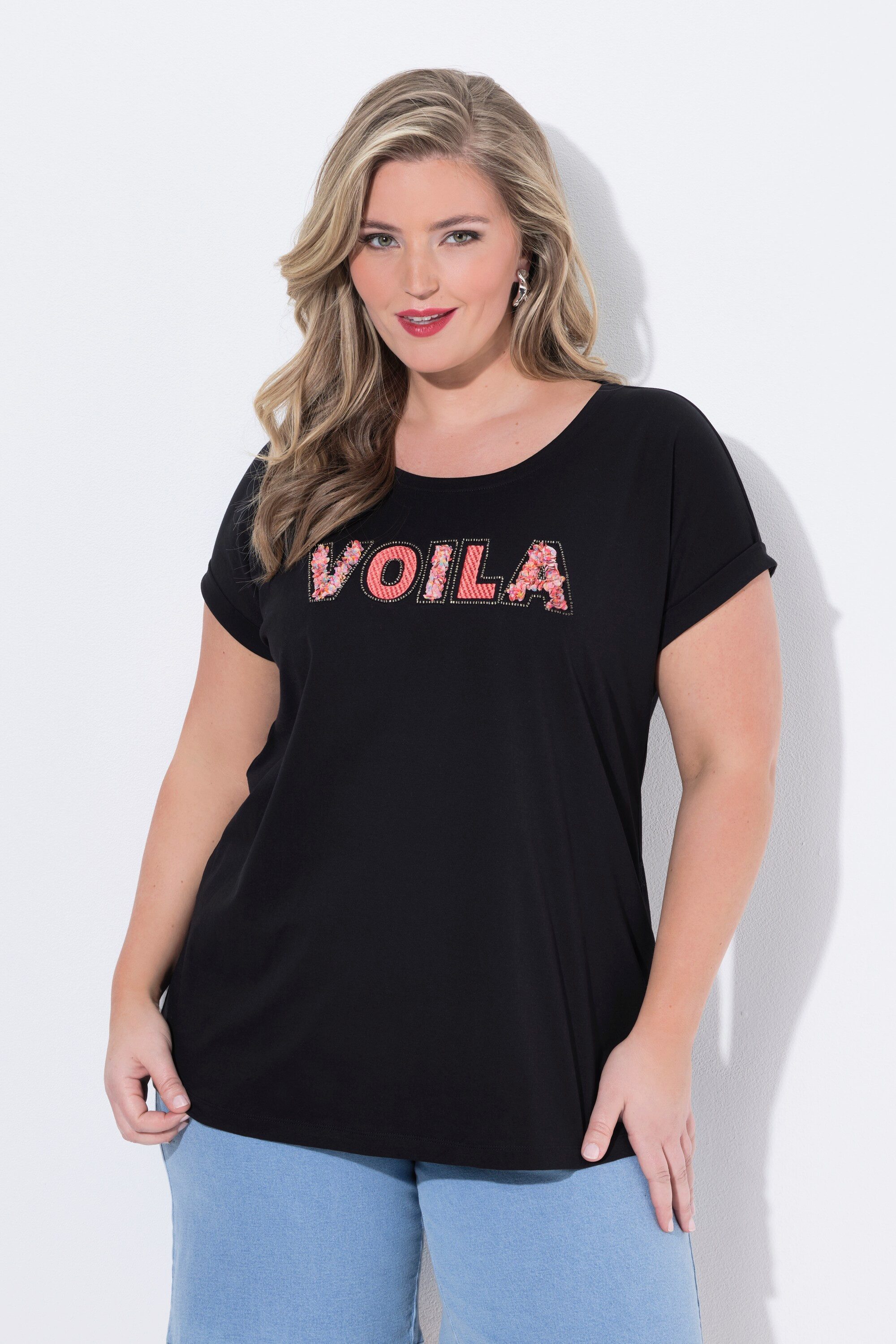 MIAMODA T-Shirt T-Shirt Comfort Fit VOILA Applikation