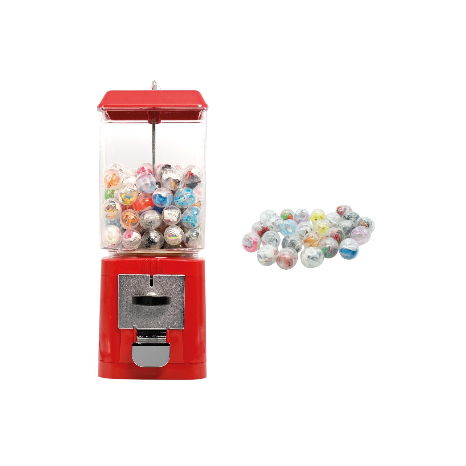 what the shop Spielfahrzeug-Erweiterung K11 Kapseln gefüllt Standard Mix mit Spielzeug – ideal für Automaten, robuste Kunstoffkapseln
