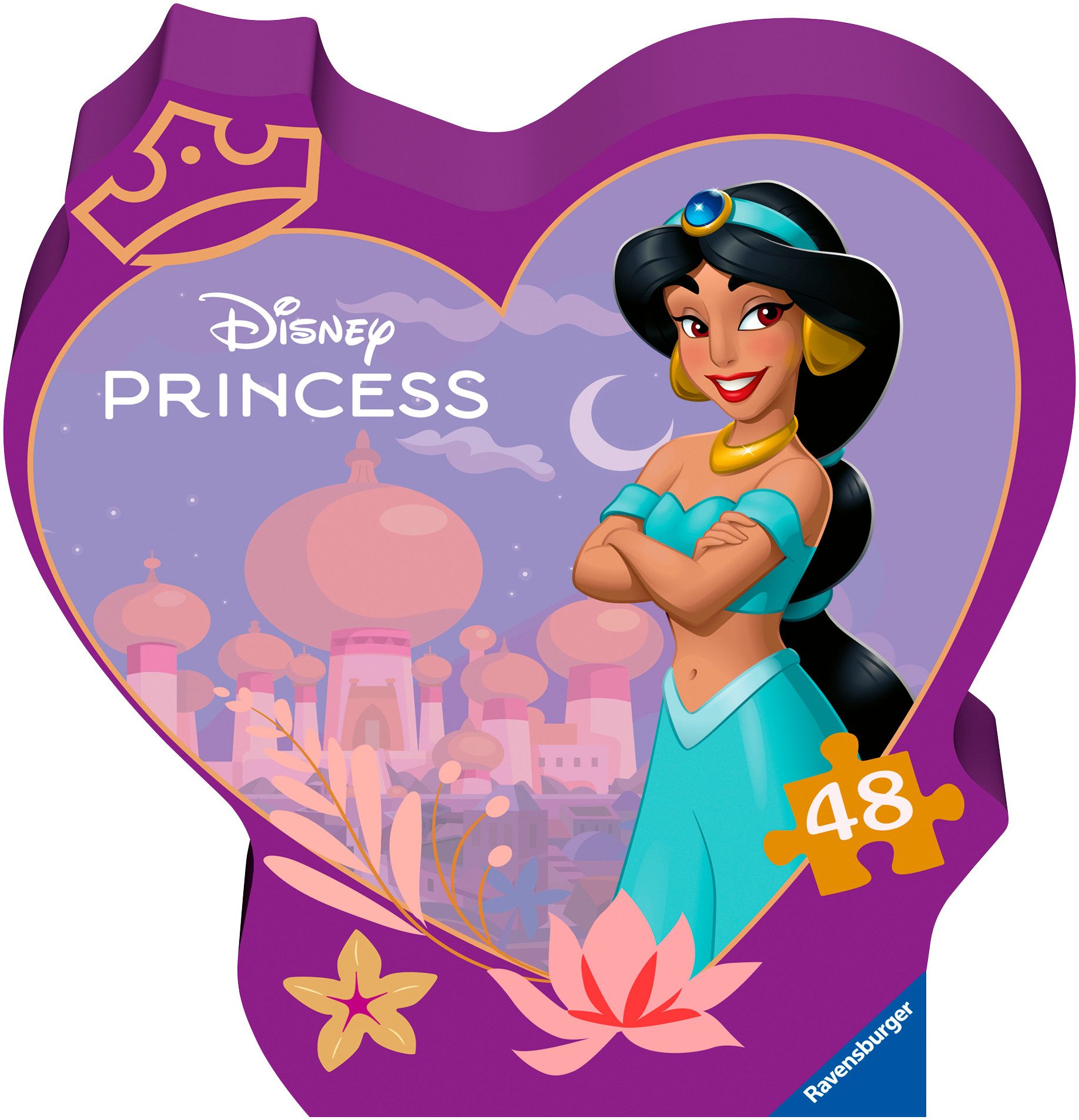 Ravensburger Puzzle Disney Prinzessinnen, Prinzessin Jasmin, 48 Puzzleteile