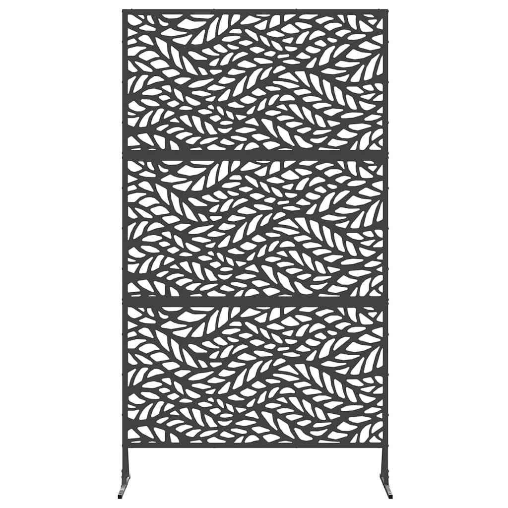 vidaXL Seitenmarkise 100 x 50 x 180 cm Sichtschutz Schwarz 100x50x180 cm Stahl
