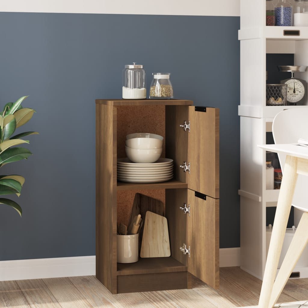 vidaXL Sideboard Sideboard Braun Eichen-Optik 30x30x70 günstig online kaufen