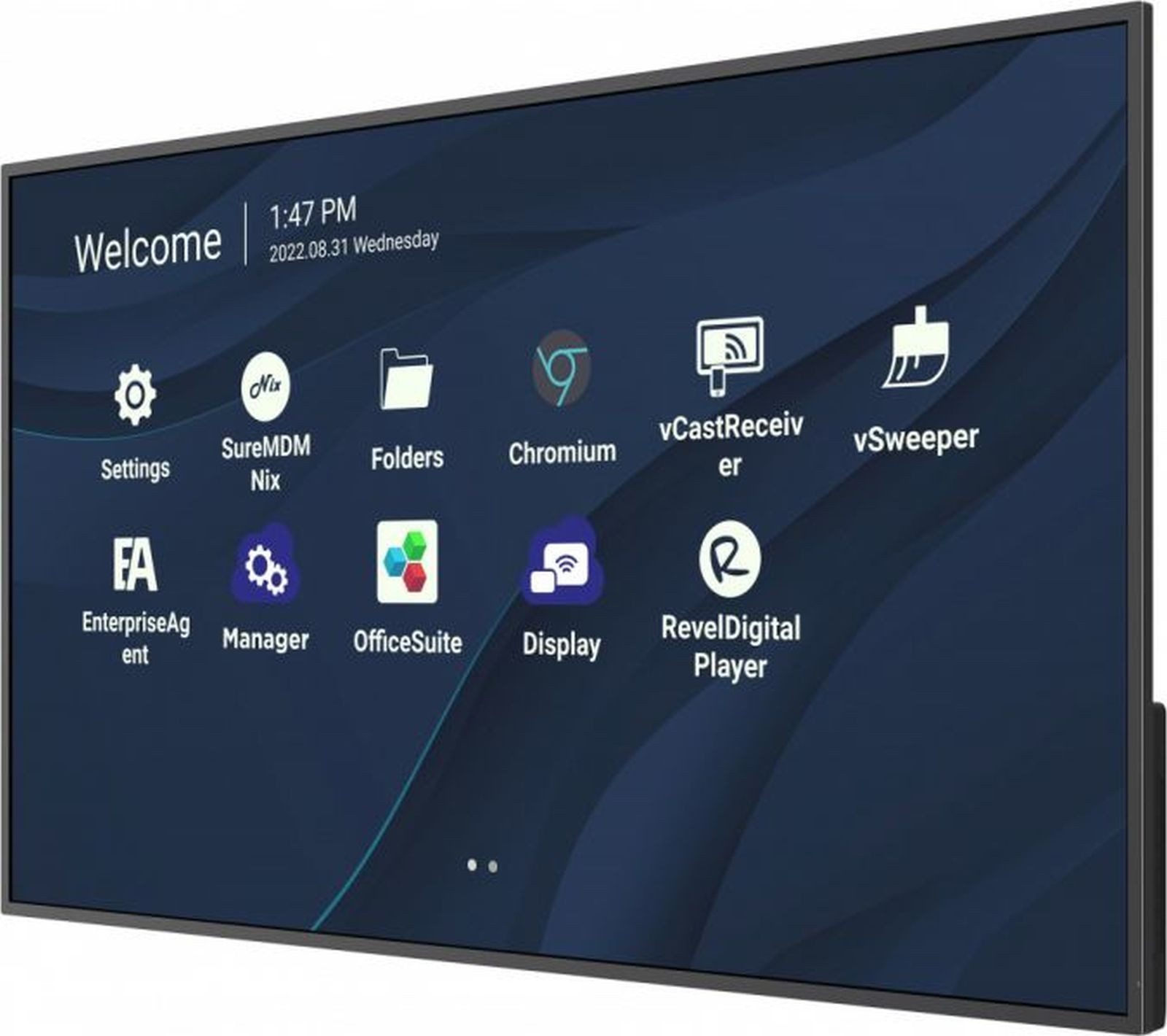 Viewsonic CDE4330 43IN LED 3840X2160 450NITS 1200:1 HDMI USB-C TFT-Monitor (3840 x 2160 px, 4K Ultra HD, 6,5 ms Reaktionszeit, TFT, Touchscreen, Wi-Fi, Lautsprecher)