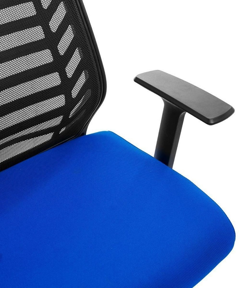 rocada Drehstuhl Bürodrehstuhl mit Armlehne blau