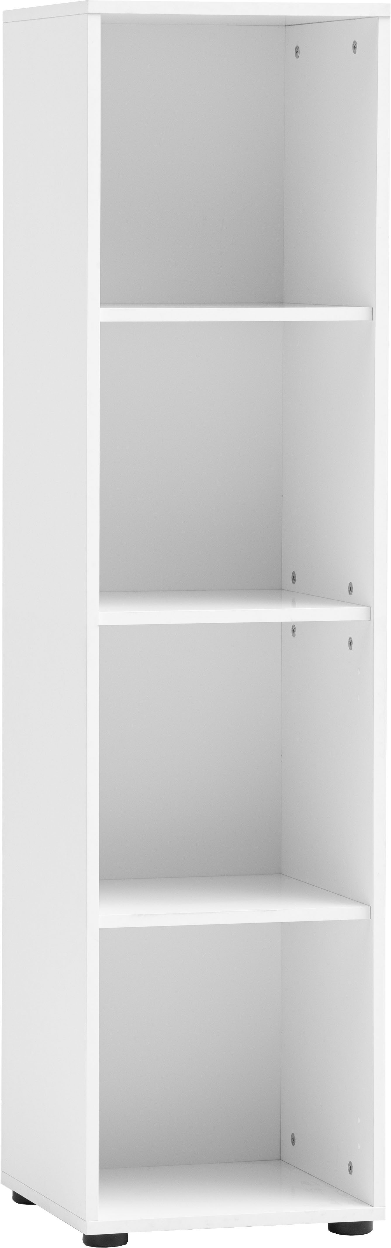 Schildmeyer Aktenregal METZ, 4 offene Fächer, Höhe 150 cm, MADE IN GERMANY, 1-tlg., Einfache Montage mit verständlicher Aufbauanleitung, MADE IN GERMANY