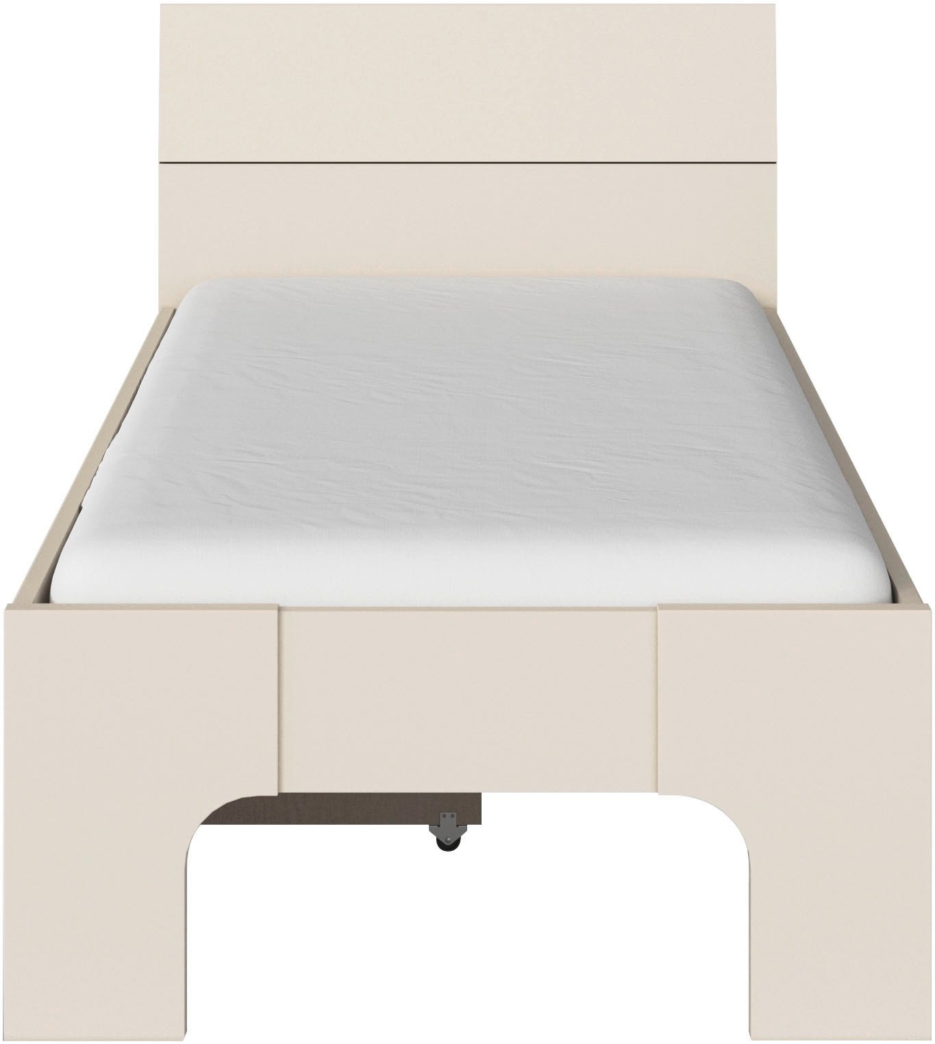 rauch Bett Einzelbett Doppelbett Stauraum Landhausstil MARLENE Breite 120/140 cm (Breite 90x200 cm oder 140x200 cm), in 2 Breiten mit geräumigem Schubkasten MADE IN GERMANY