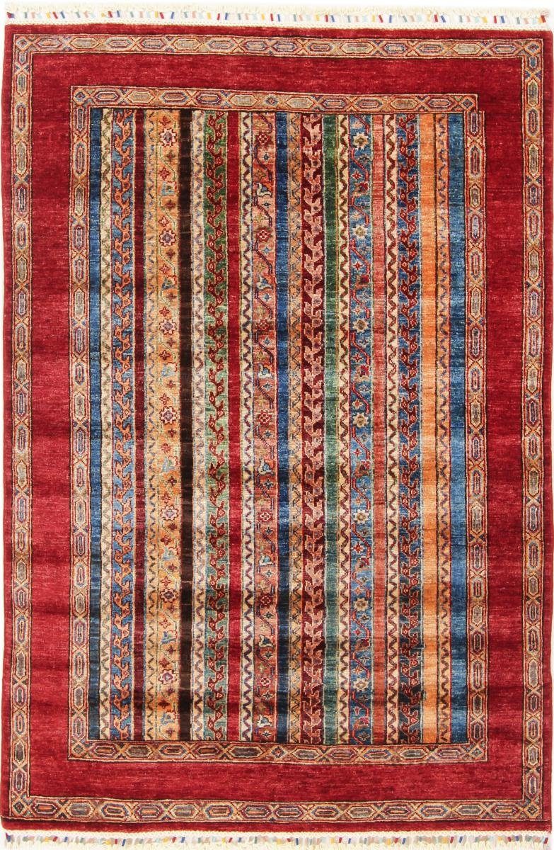 Orientteppich Arijana Shaal 123x183 Handgeknüpfter Orientteppich, Nain Trading, rechteckig, Höhe: 5 mm