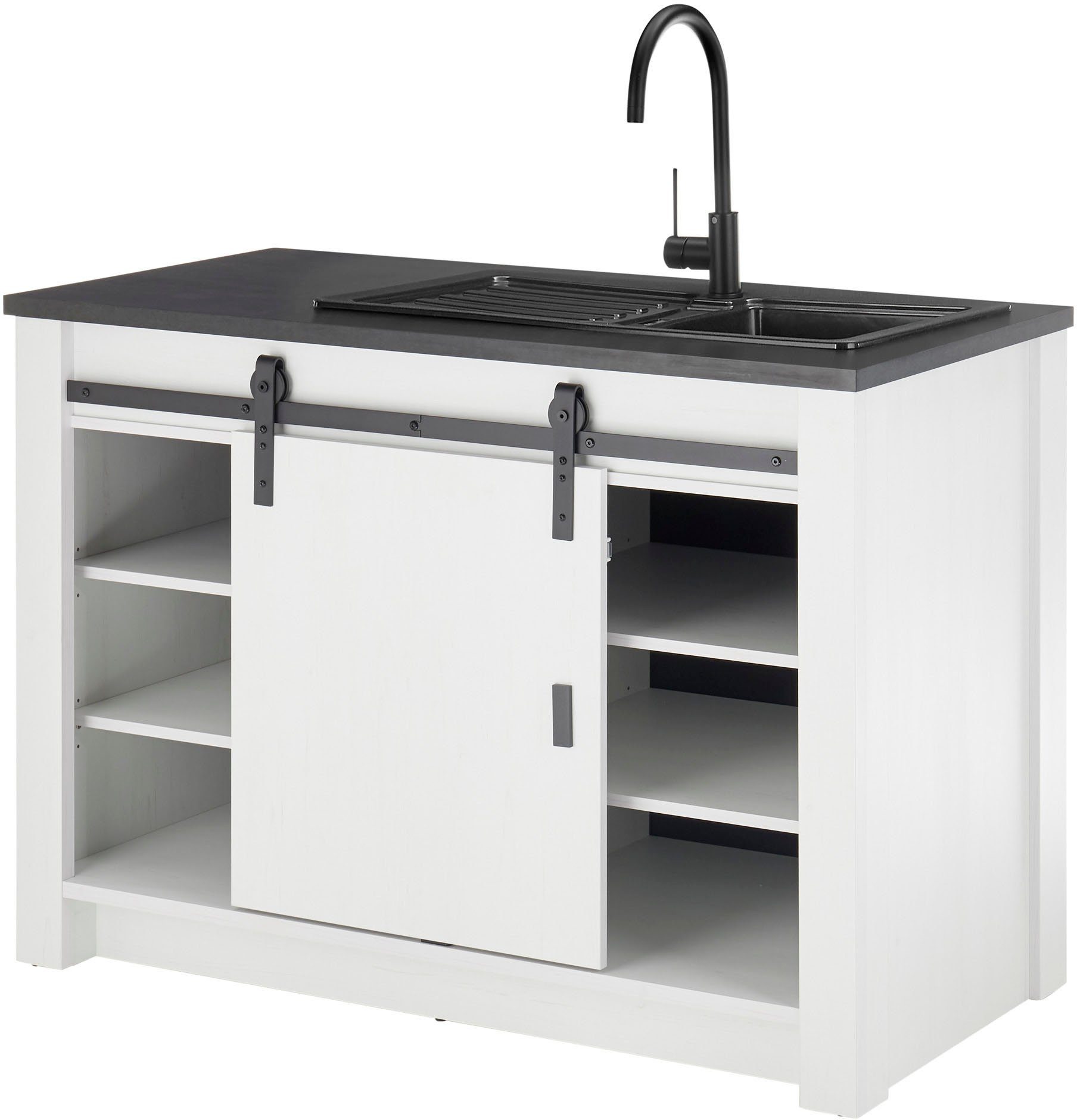 Home affaire Küche Sherwood, Breite 210 cm, ohne E-Geräte