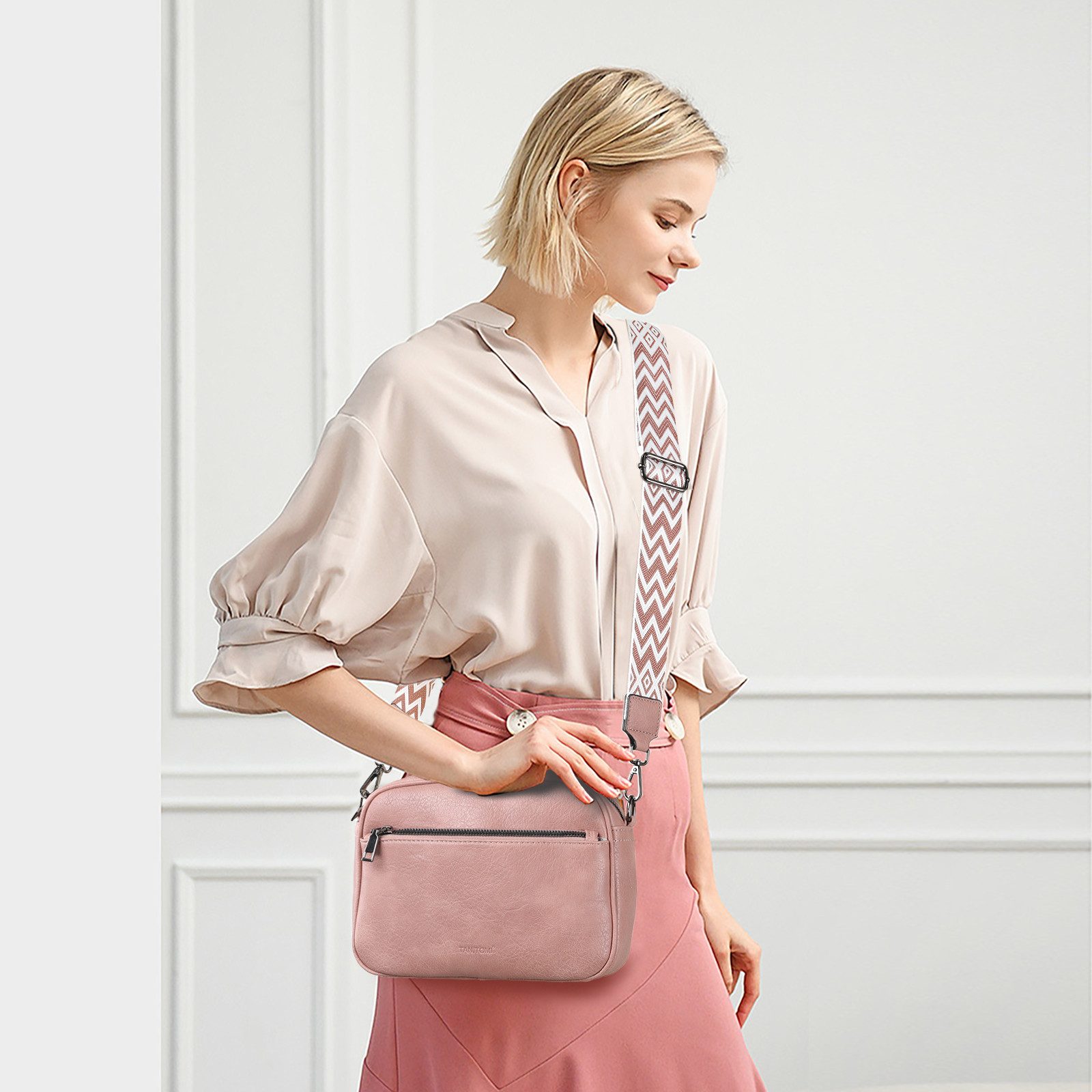 Defe Umhängetasche Damen Handy Schultertasche, Kunstleder günstig online kaufen