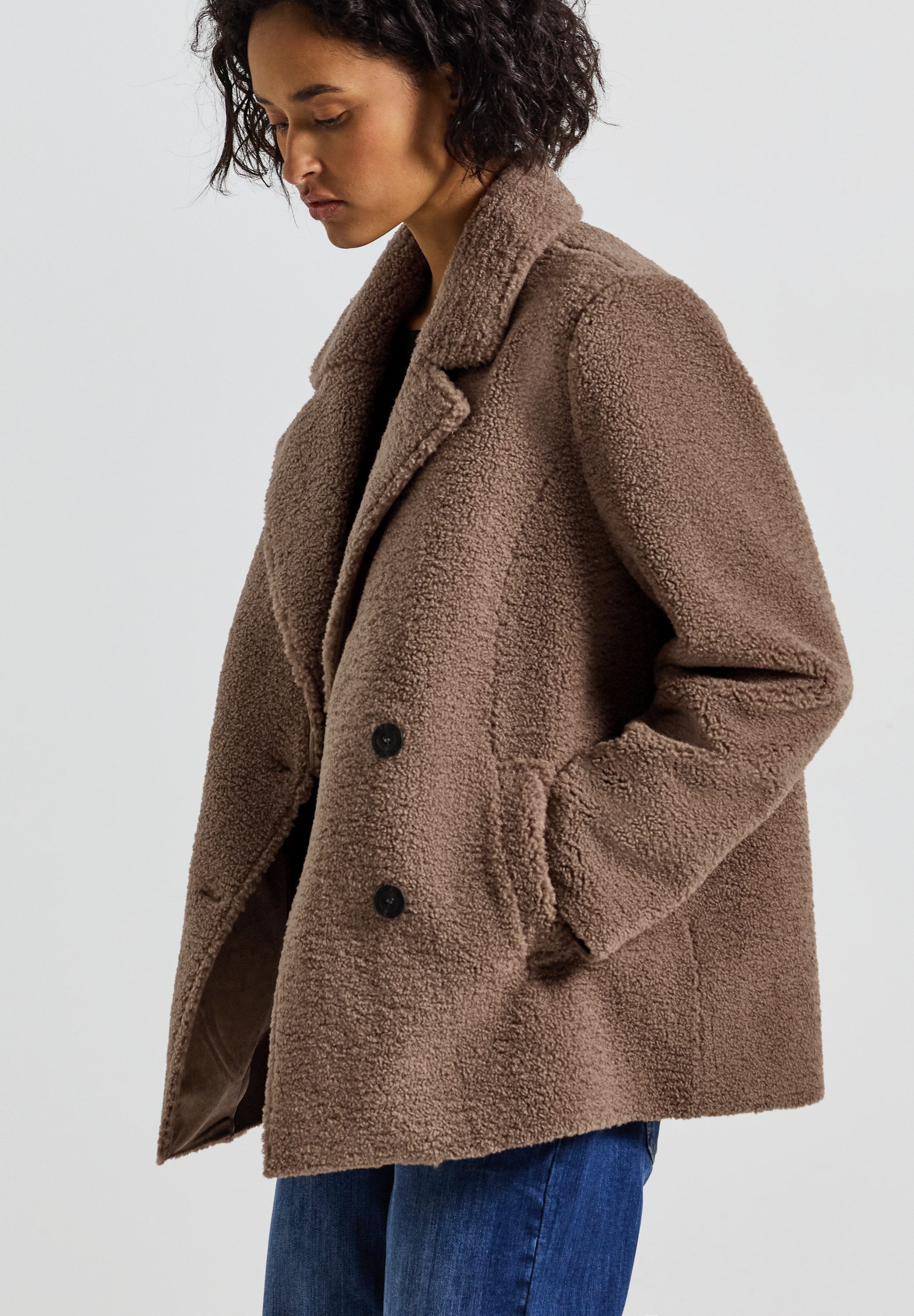 STREET ONE Caban mit Reverskragen und Knöpfen günstig online kaufen