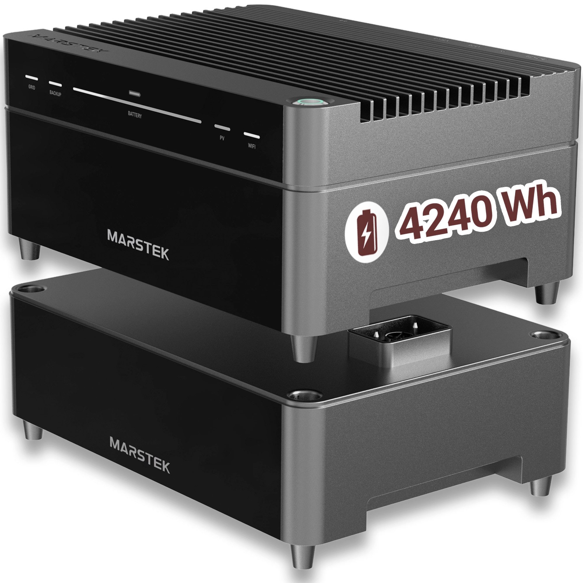 Marstek Venus A 2,12 kWh Erweiterungsakku Stromspeicher 50960 mAh (41.6 V), LiFePO4-Technologie, Erweiterbar bis 12.72 kWh