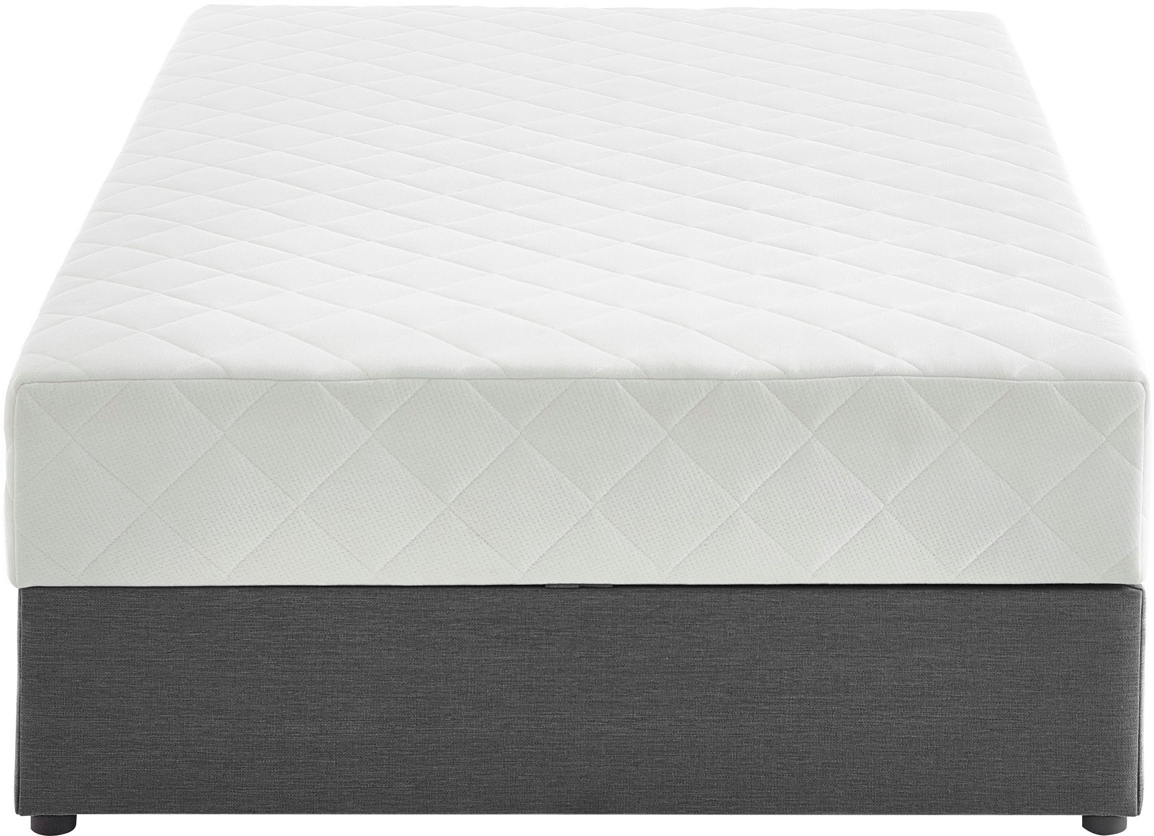 ATLANTIC home collection Boxbett BELINA, mit Taschenfederkernmatratze und geräumigem Bettkasten