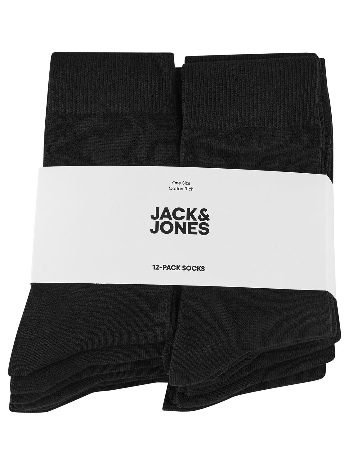 Jack & Jones Sportsocken Herren Freizeitsocken JACJENS SOCKS 12er Pack (12-Paar) aus Baumwollmix