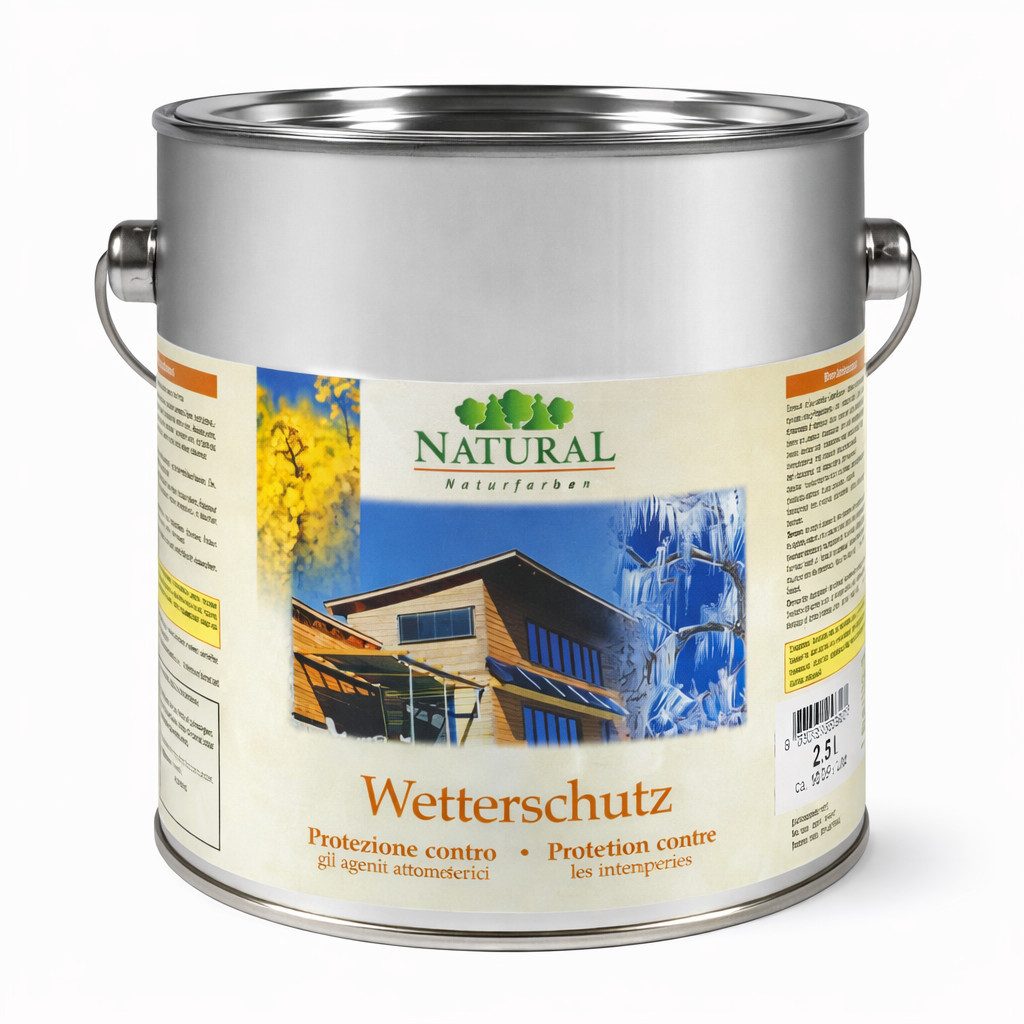 Natural Naturfarben GmbH Holzschutzlasur Wetterschutz + UV-Filter ökologischer Schutz