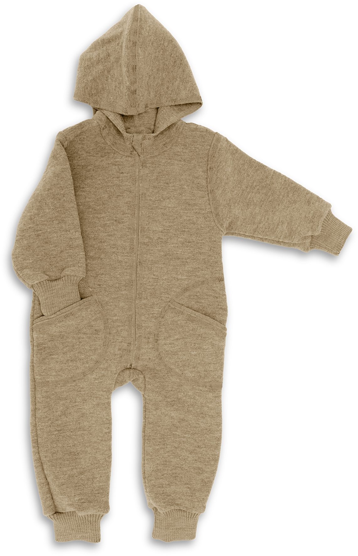 Engel Naturkleidung Overall mit Kapuze, Walk