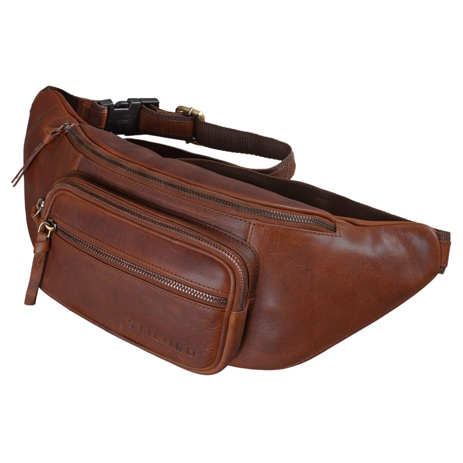 Bauchtasche "Brodie" Bauchtasche Leder Groß