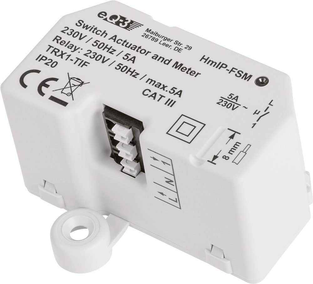 Homematic IP Schalt-Mess-Aktor - Unterputz (142721A0) Smart-Home-Zubehör – Bild 4 von 5