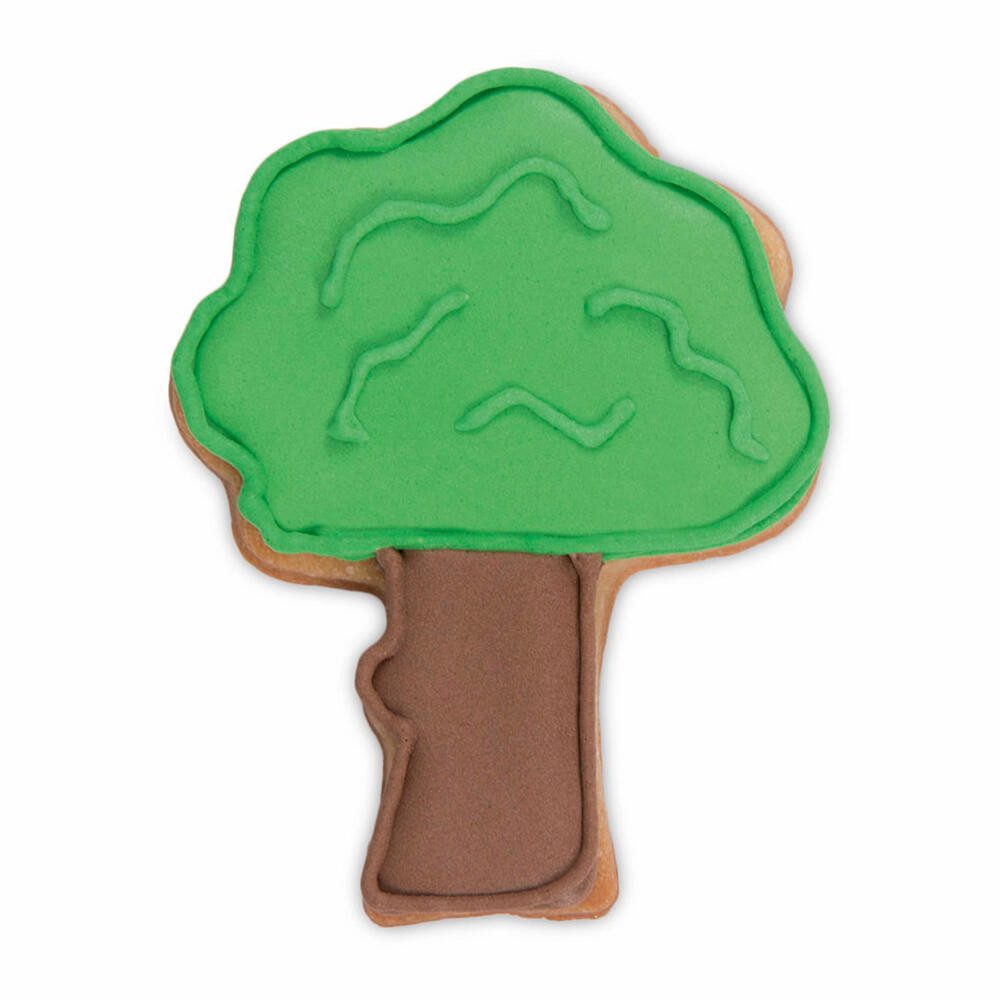 STÄDTER Ausstechform Baum Edelstahl 6.5 cm, Edelstahl