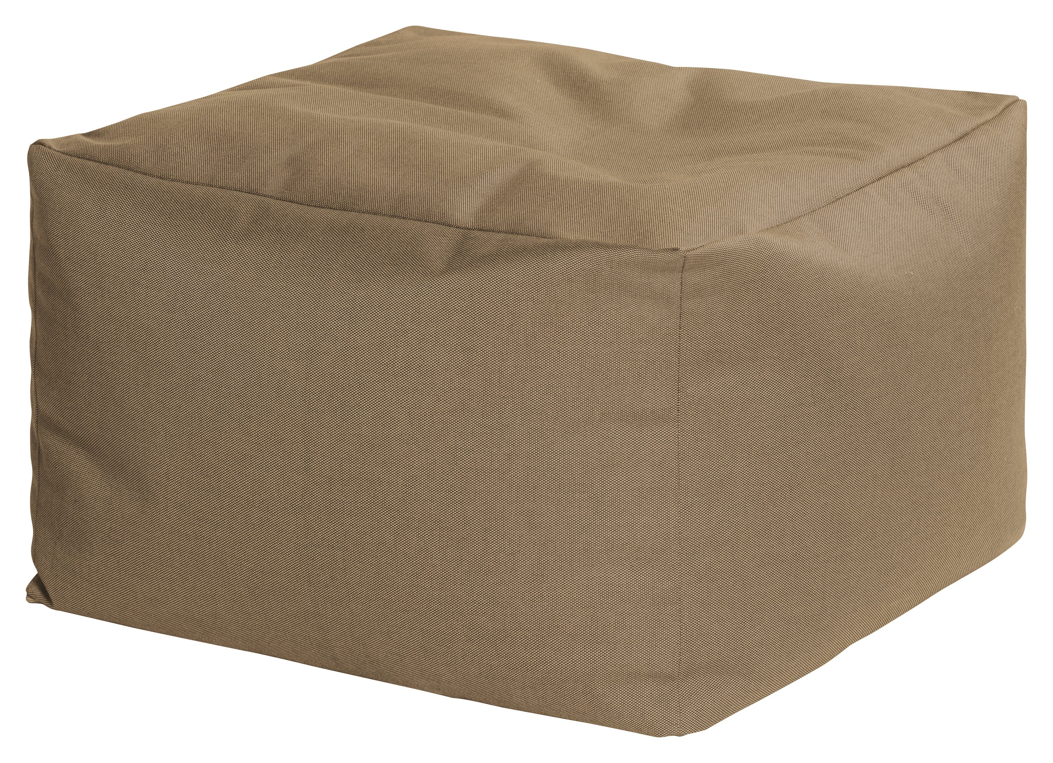 Sitting Point 80x80cm Hocker Braun Sitzsack Magma