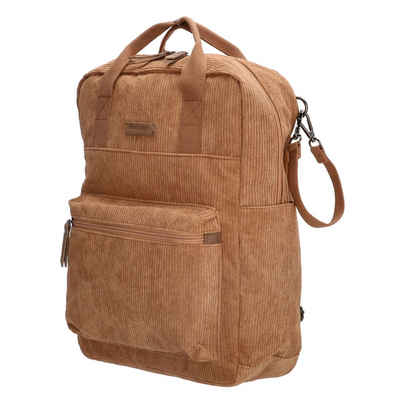 Christian Wippermann Cityrucksack Herren Damen Rucksack Tasche Freizeit Cord (1-tlg), weiches Cord