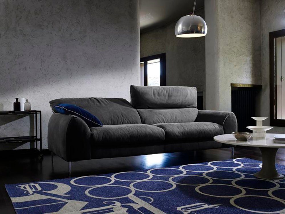 Sofas Luxus Prianera Europe Sofa Dreisitzer Sitzer Polster Textil, 3 JVmoebel in Made Möbel Sofa