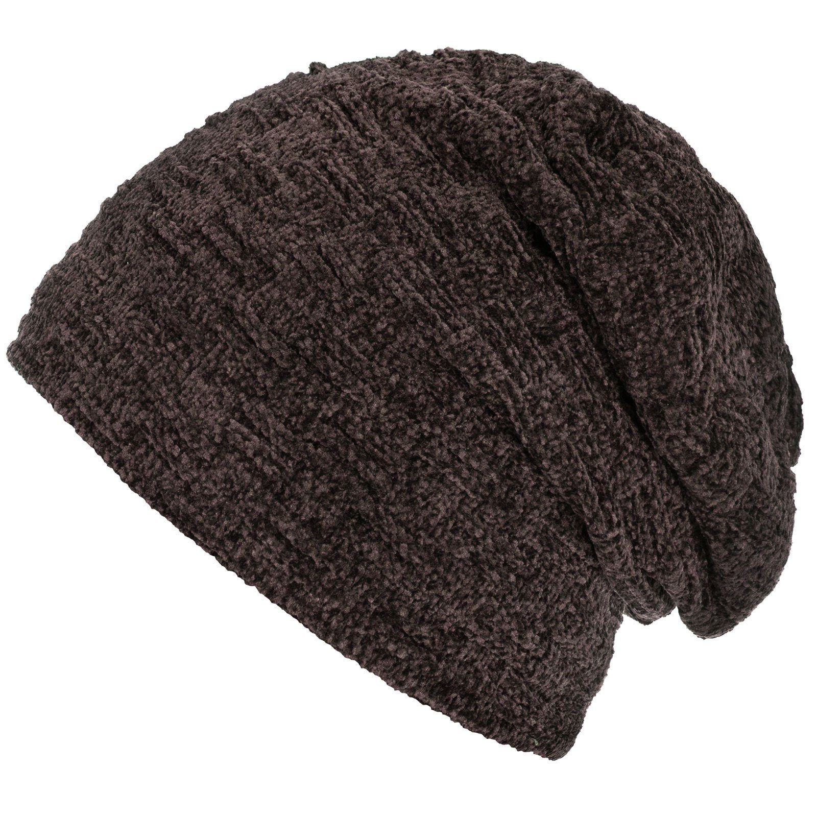 compagno Strickmütze (1-St) Warm gefütterte Wintermütze Strickmütze Beanie Damen und Herren