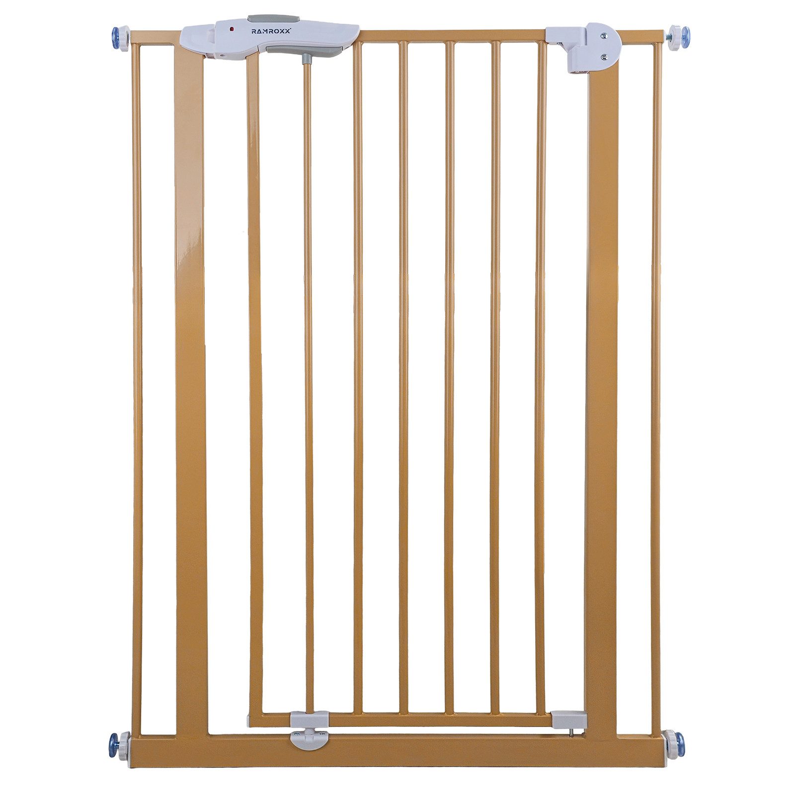 RAMROXX Treppenschutzgitter Absperrgitter beige für 75-85cm Durchgang 110cm günstig online kaufen