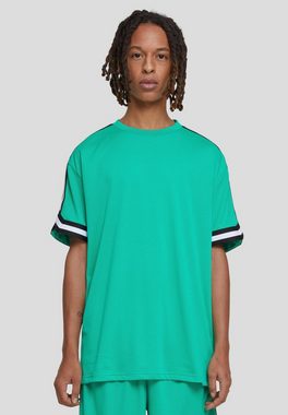 URBAN CLASSICS T-Shirt Urban Classics Herren Oversized Stripes Mesh Tee (1-tlg)