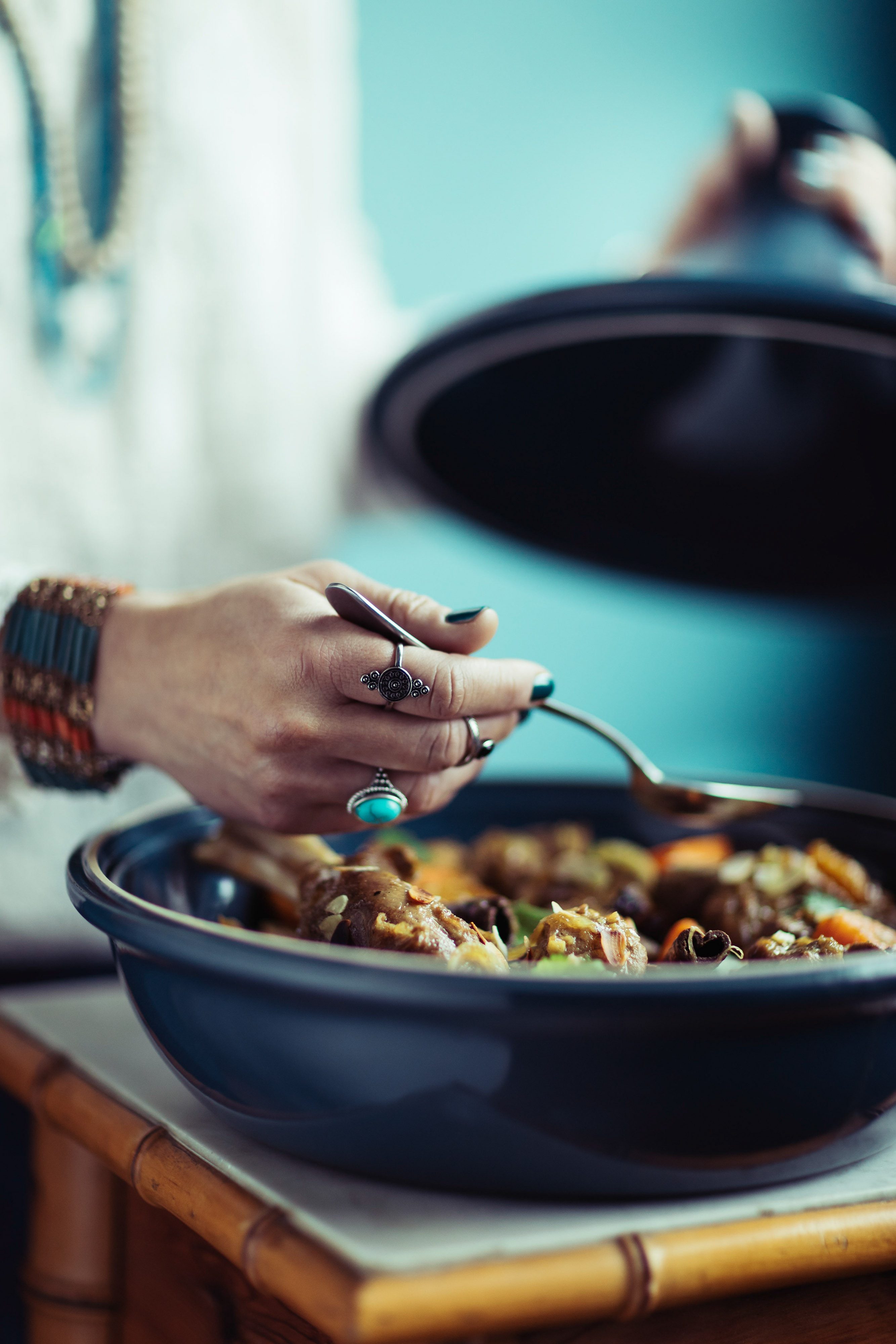 Emile Henry Schmortopf Emile Henry Tajine Ø 32cm Farbe: Fusain Schmortopf aus Keramik