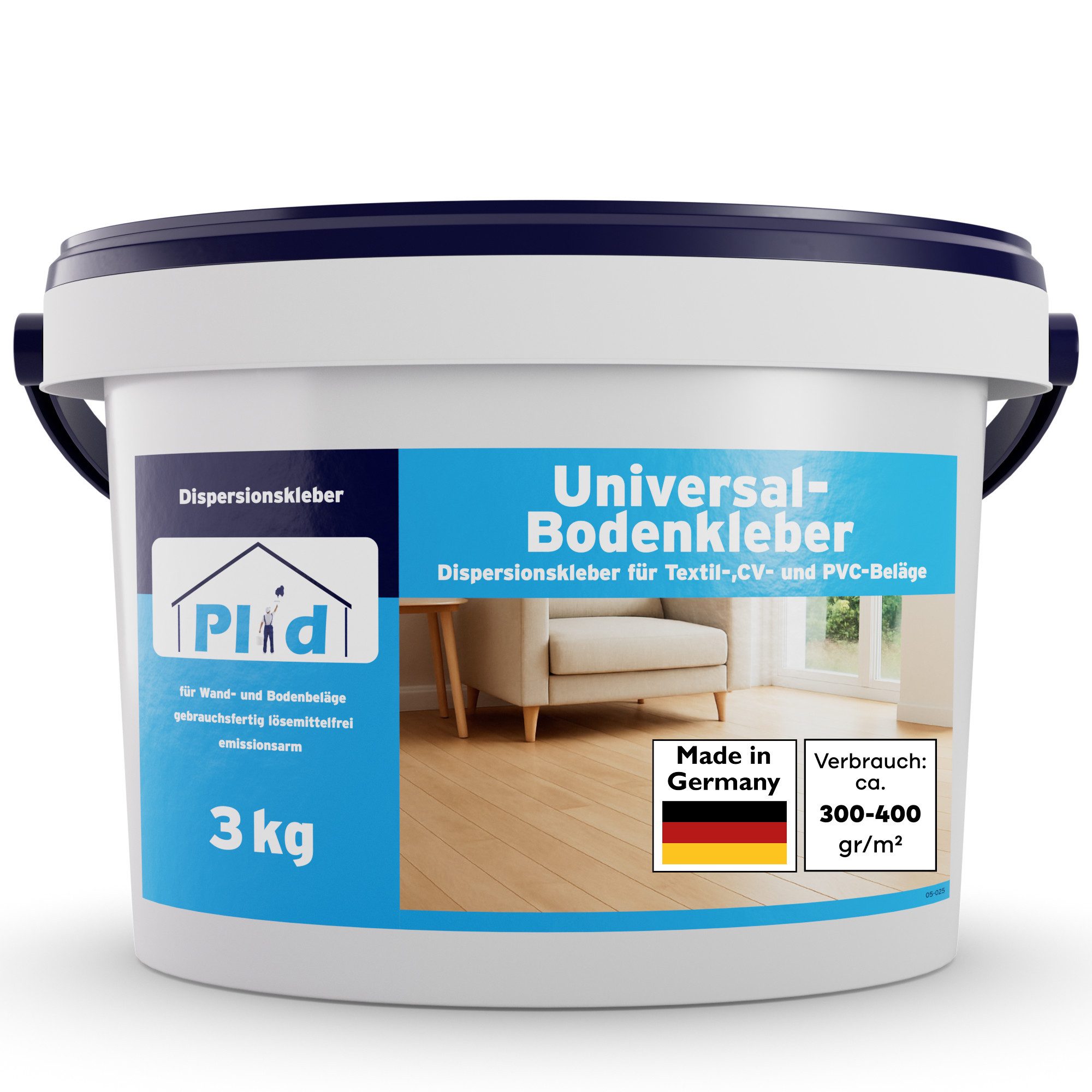 plid Parkettkleber Bodenkleber Universalkleber für PVC Teppich Vinyl CV Kor günstig online kaufen