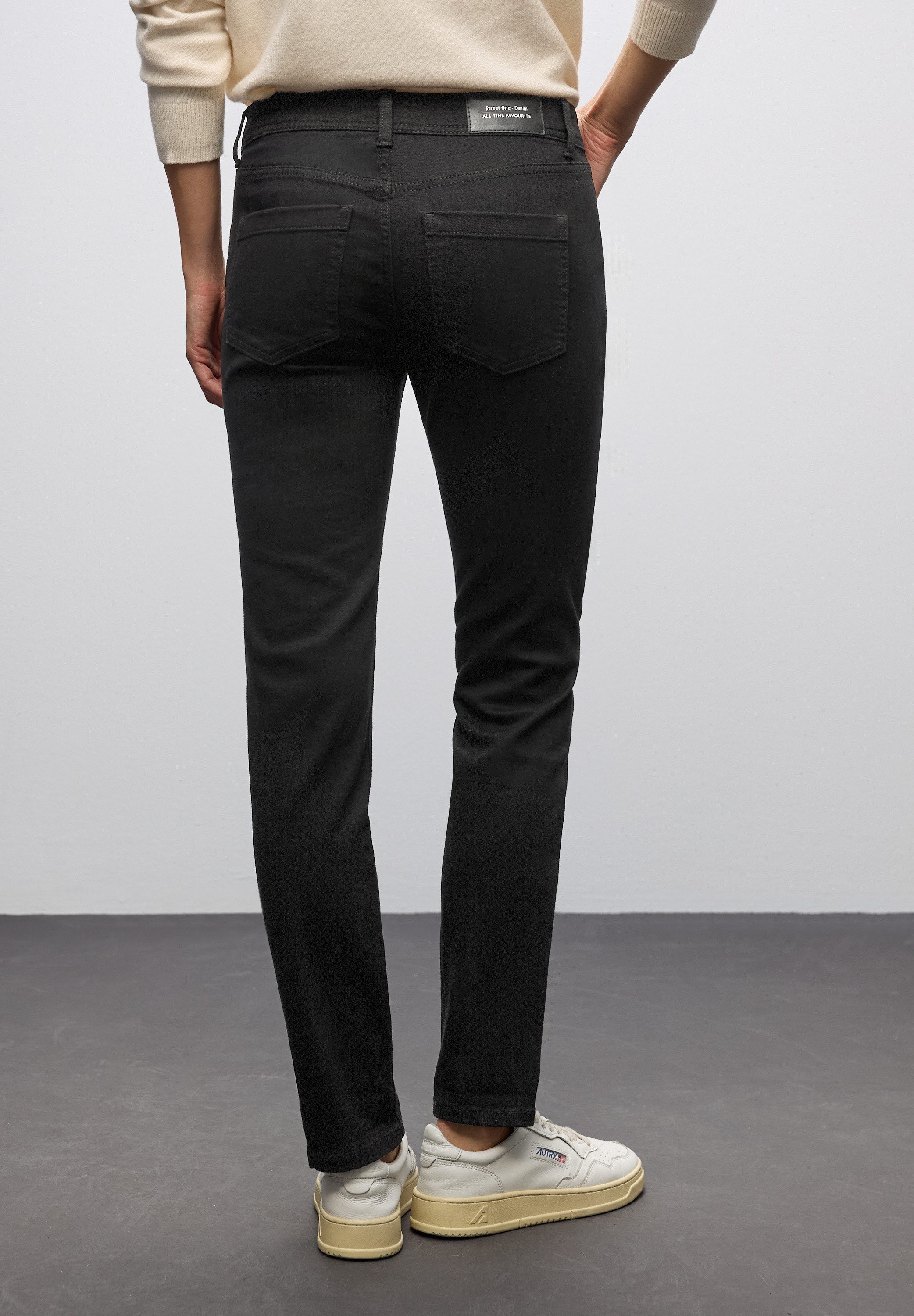 STREET ONE 5-Pocket-Jeans Style Jane im Slim Fit, Mid Waist günstig online kaufen