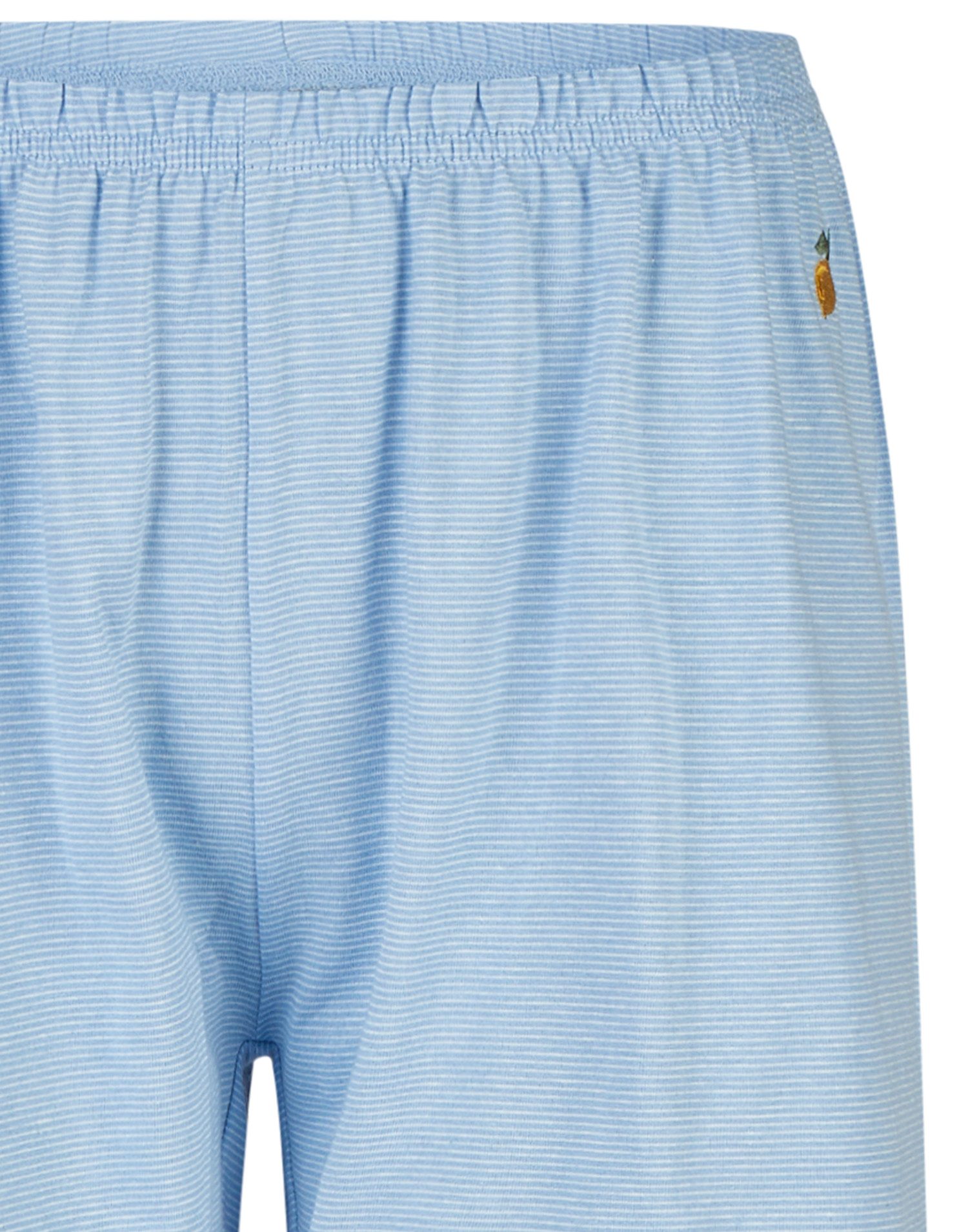 By Louise Pyjamahose Lace Luxury (1-tlg., 1-teilig) Damen Schlafhose Pyjamahose Bermuda Hose Baumwolle