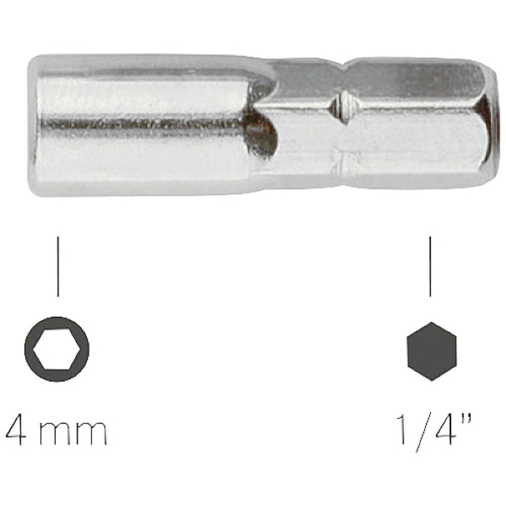BERNSTEIN TOOLS FOR ELECTRONICS Держатель бит Bernstein Tools 4-566 Bit-Adapter 1/4 Zoll > 4mm Биты 25 mm 1/4"